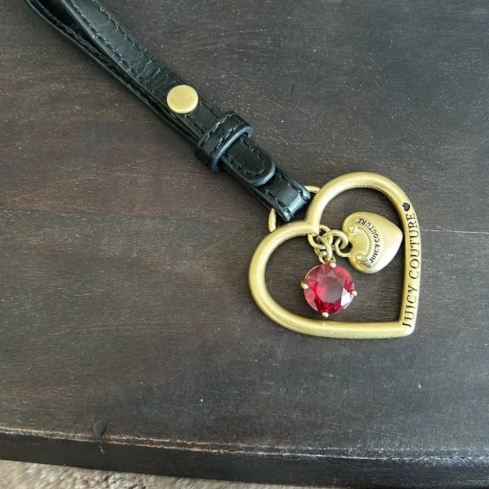 Juicy Couture Vintage bag Charm key fab/holder